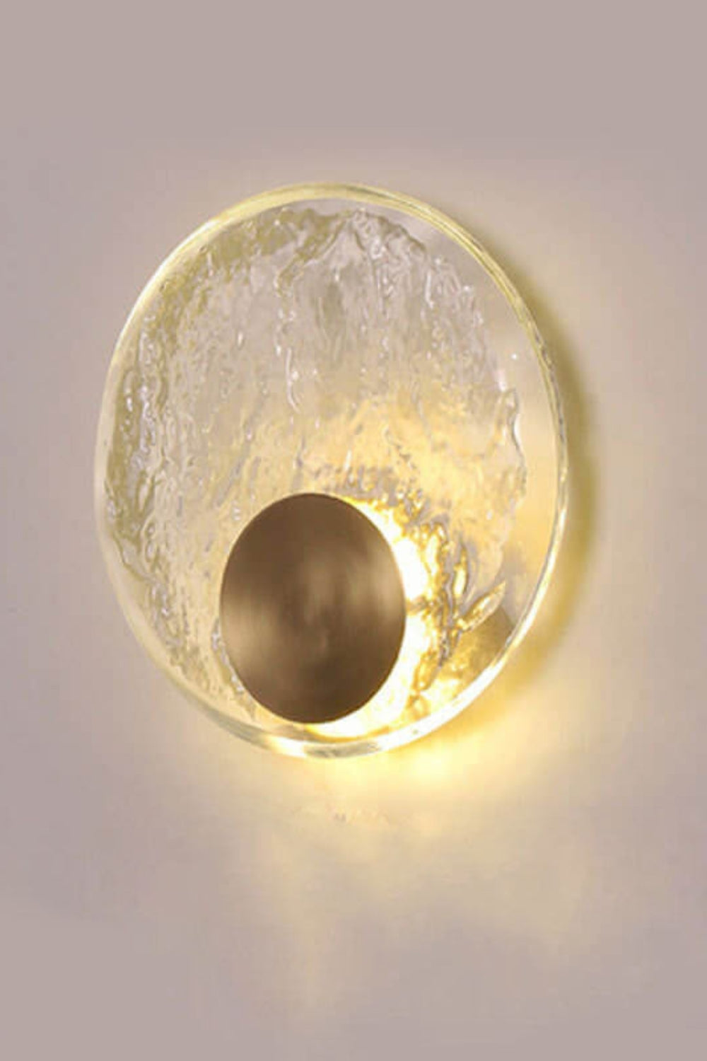 Round Alpes Glass Wall Sconce - view 7 | morylighting