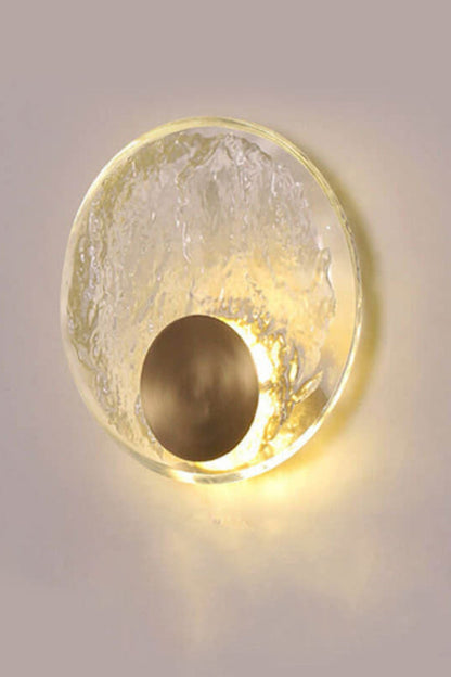 Round Alpes Glass Wall Sconce - view 7 | morylighting