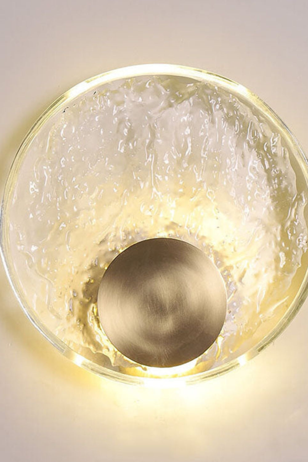 Round Alpes Glass Wall Sconce - view 8 | morylighting