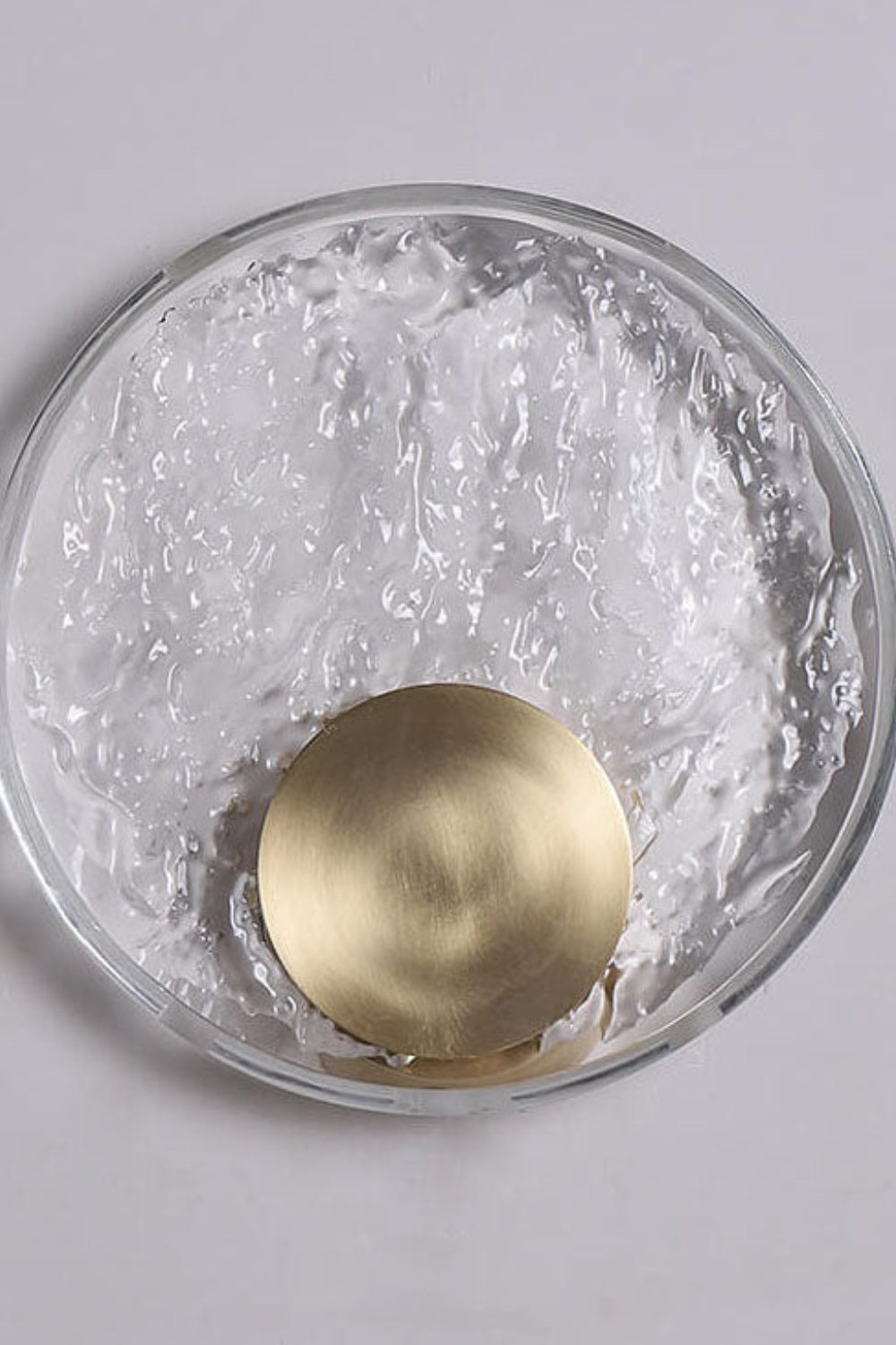 Round Alpes Glass Wall Sconce - view 9 | morylighting