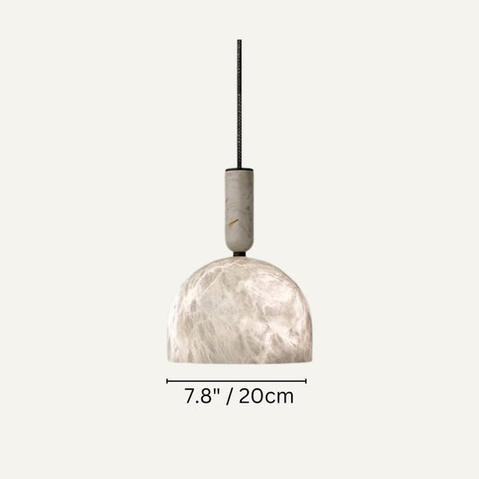Morylighting Alabaster Orb Modern Pendant Light - high-end American kitchen