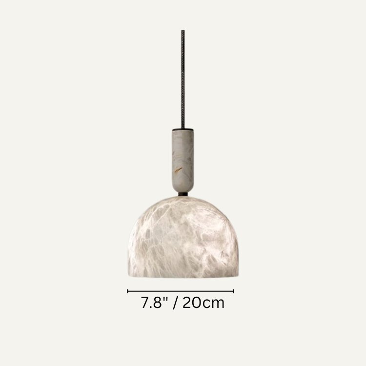 Morylighting Alabaster Orb Modern Pendant Light - modern American kitchen