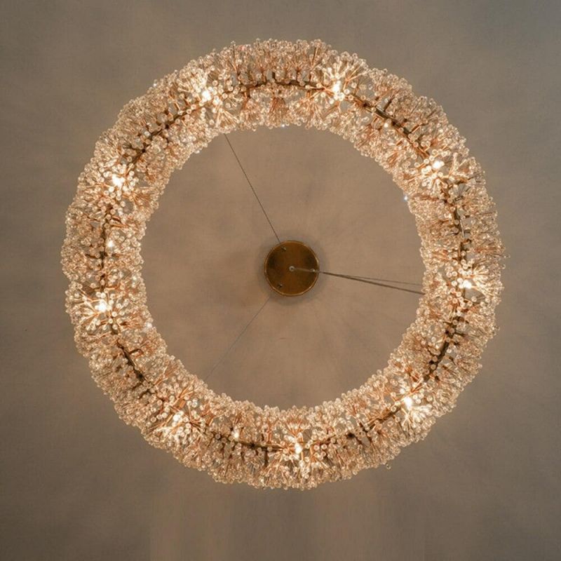 LA Aleya Crystal Ring Chandelier