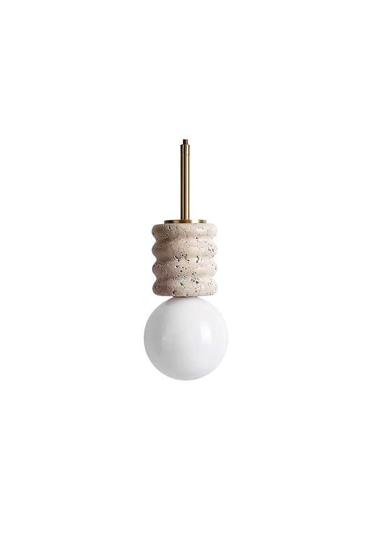 Alvia Travertine Pendant Lamp | morylighting
