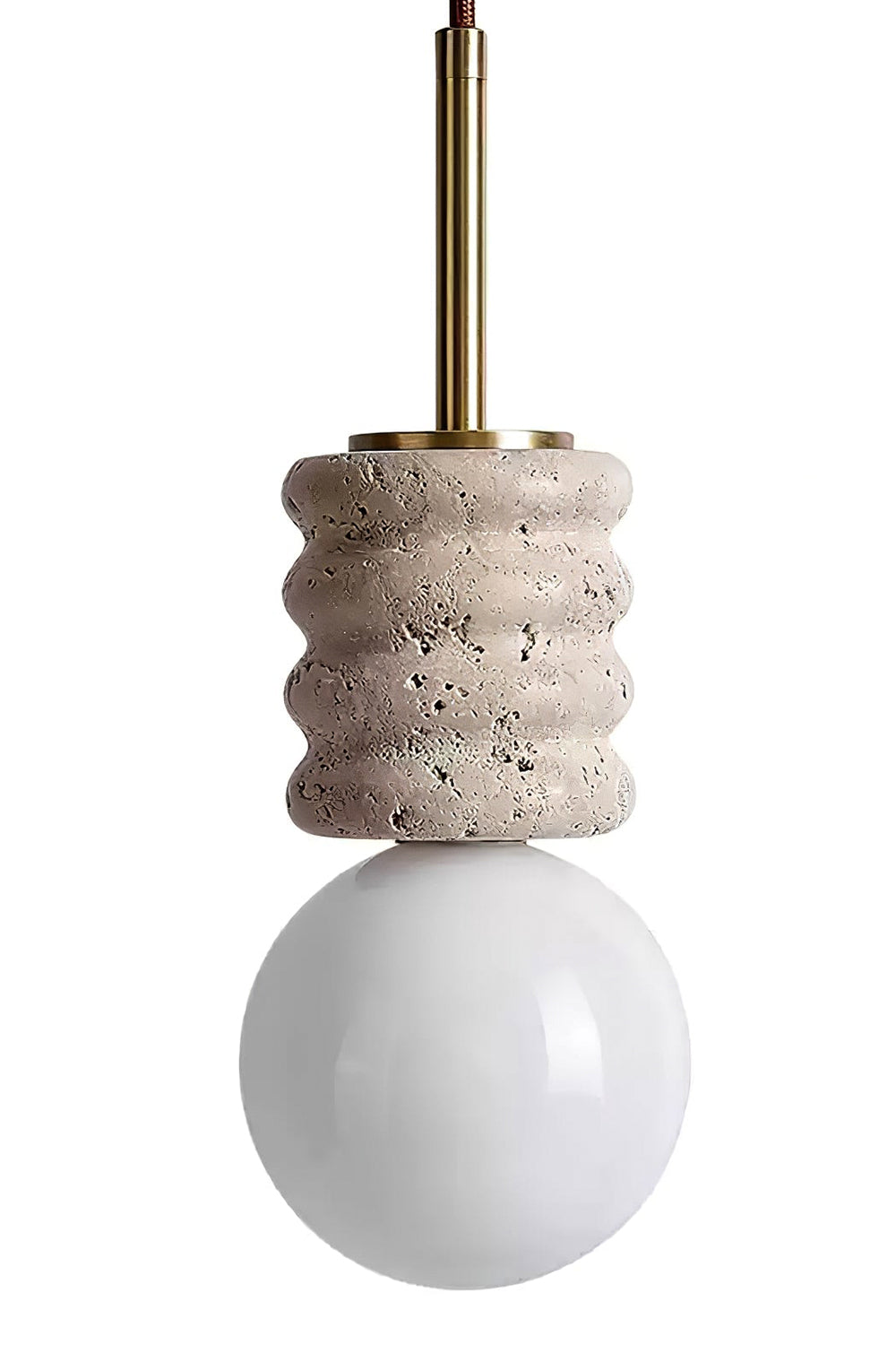 Alvia Travertine Pendant Lamp - view 13 | morylighting