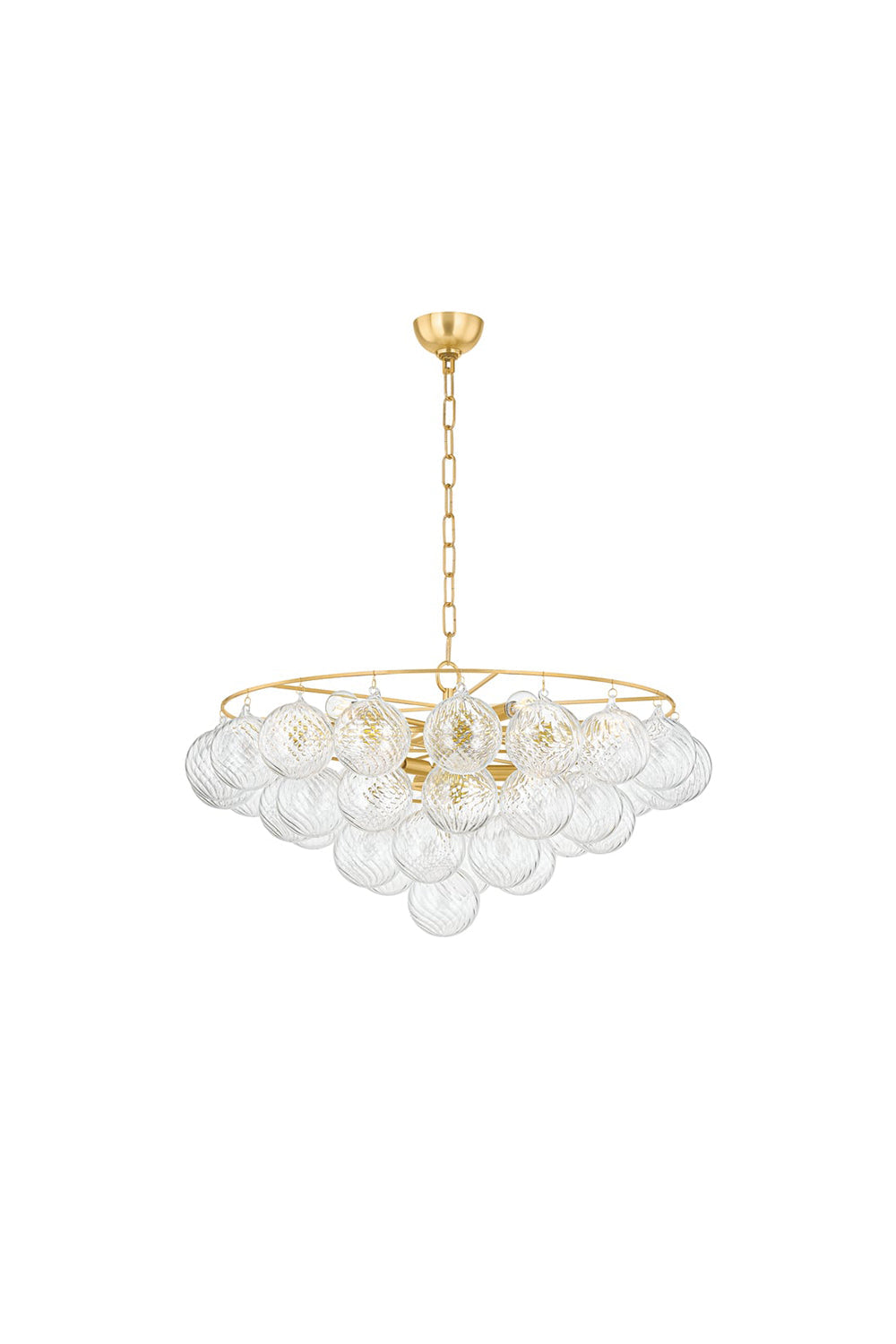 Amber Bubble Glass Chandelier - view 24 | morylighting