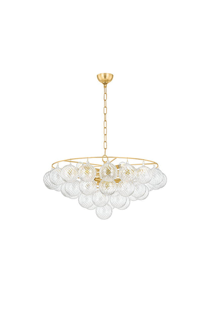 Amber Bubble Glass Chandelier - view 24 | morylighting
