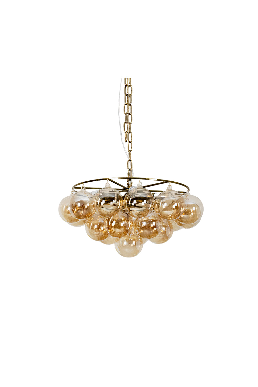 Amber Bubble Glass Chandelier | morylighting