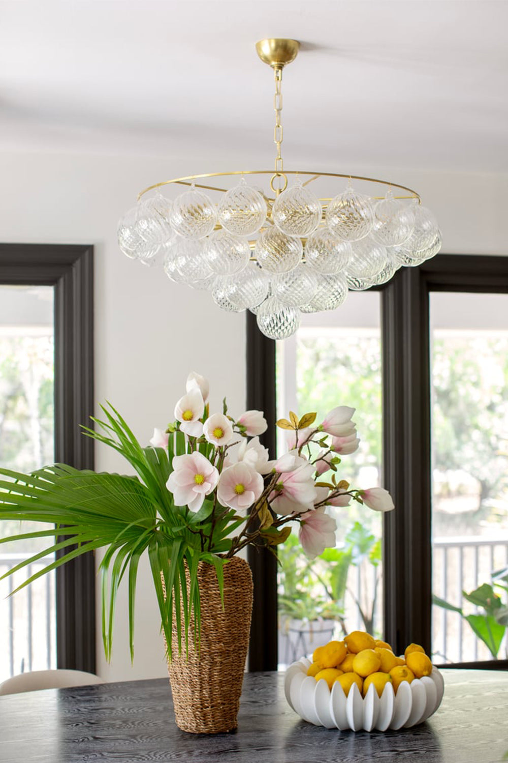Amber Bubble Glass Chandelier - view 7 | morylighting