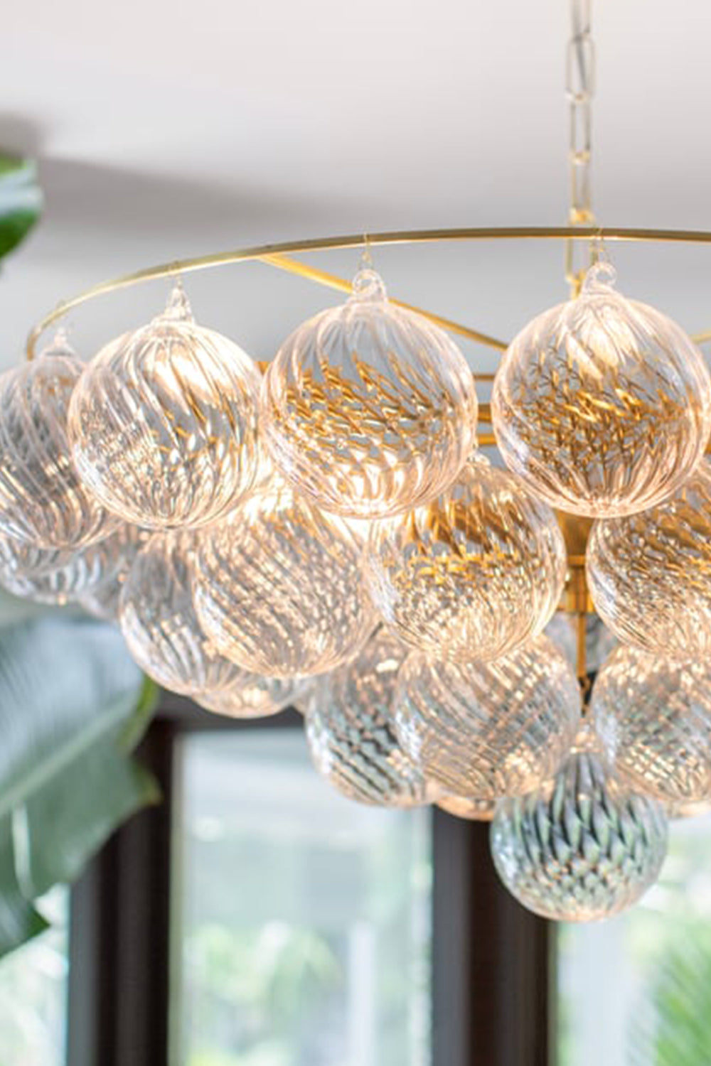Amber Bubble Glass Chandelier - view 23 | morylighting