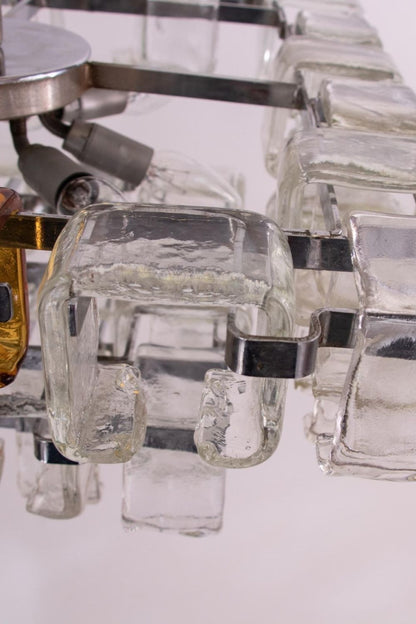 Amber & Clear Art Chandelier - view 14 | morylighting