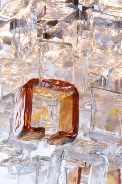 Amber & Clear Art Chandelier - view 16 | morylighting