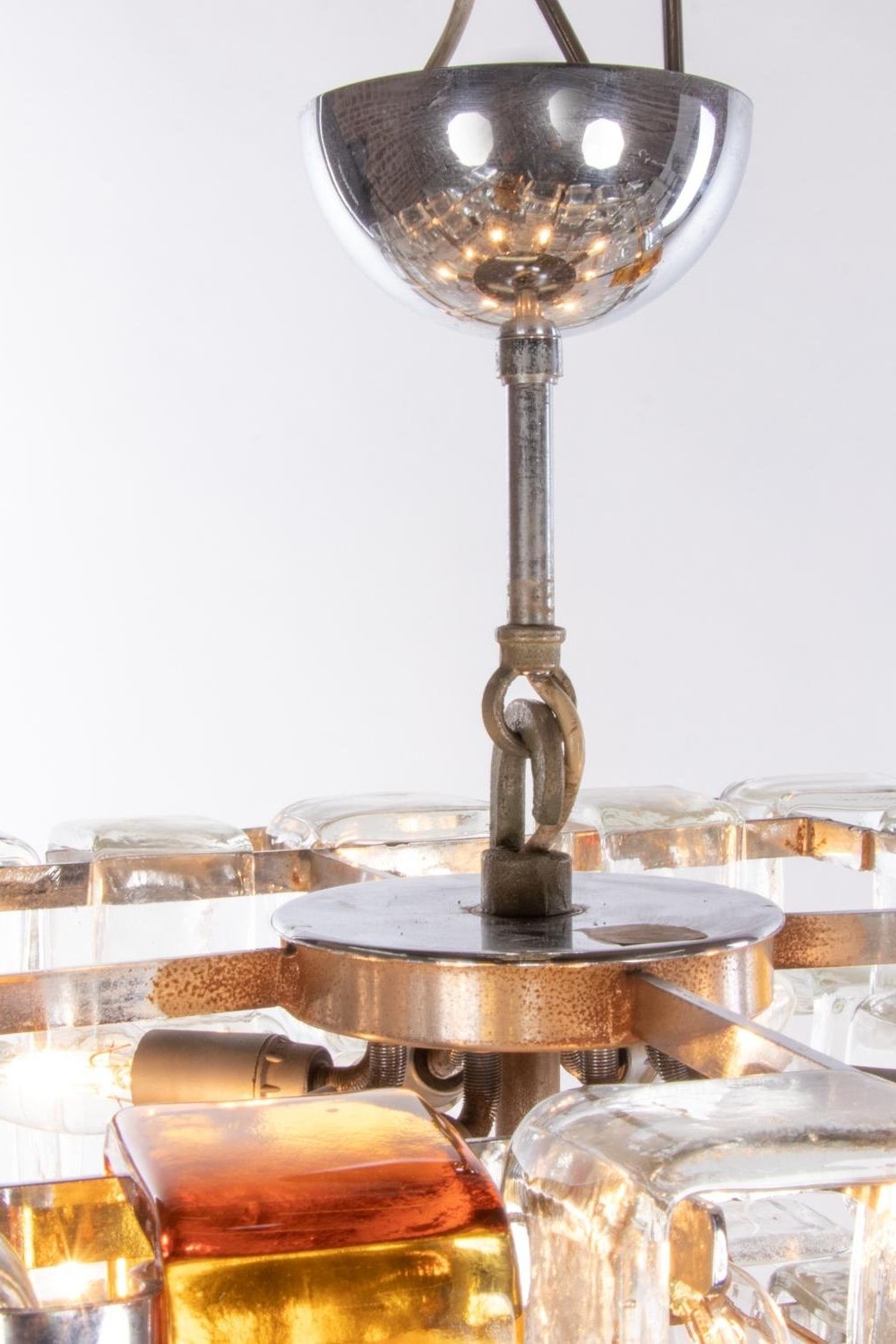 Amber & Clear Art Chandelier - view 19 | morylighting