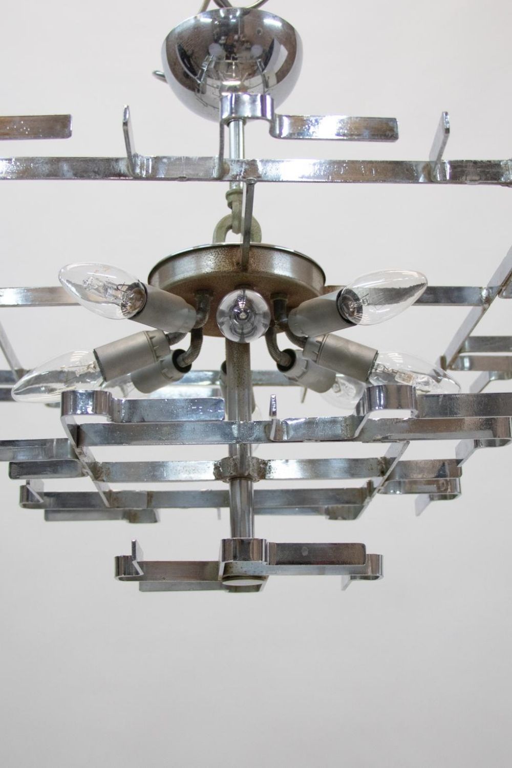 Amber & Clear Art Chandelier - view 8 | morylighting