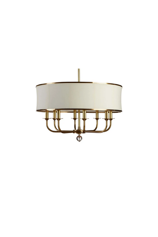 American Brass Simple Chandelier | morylighting