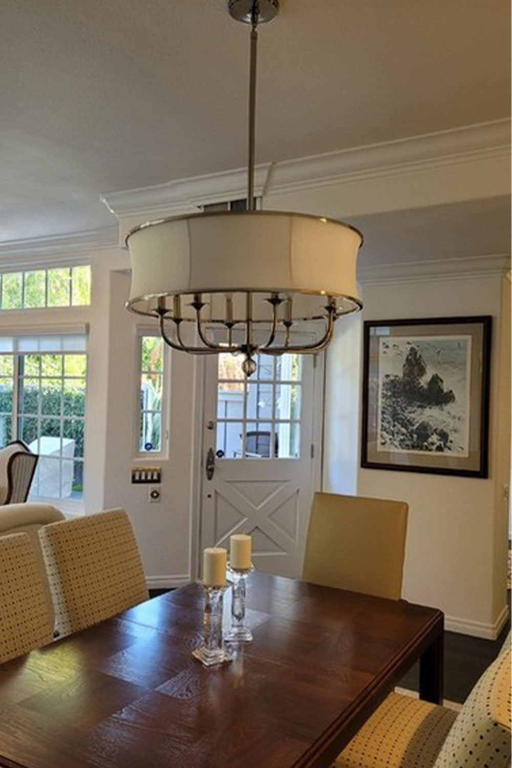 American Brass Simple Chandelier - view 4 | morylighting