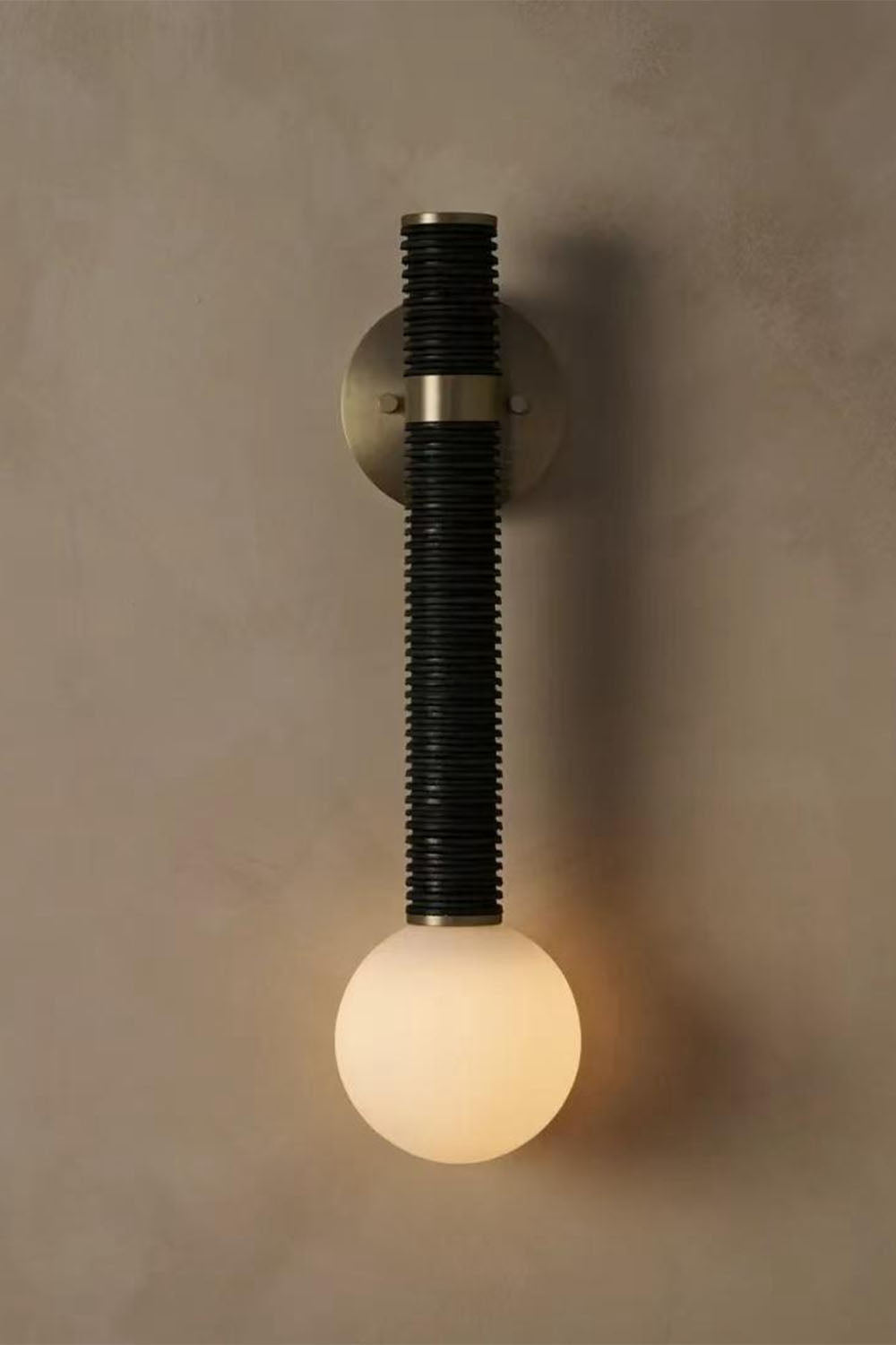American Leather Wall Lamp - view 6 | morylighting