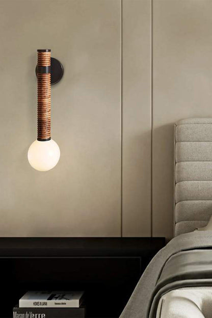 American Leather Wall Lamp - view 5 | morylighting