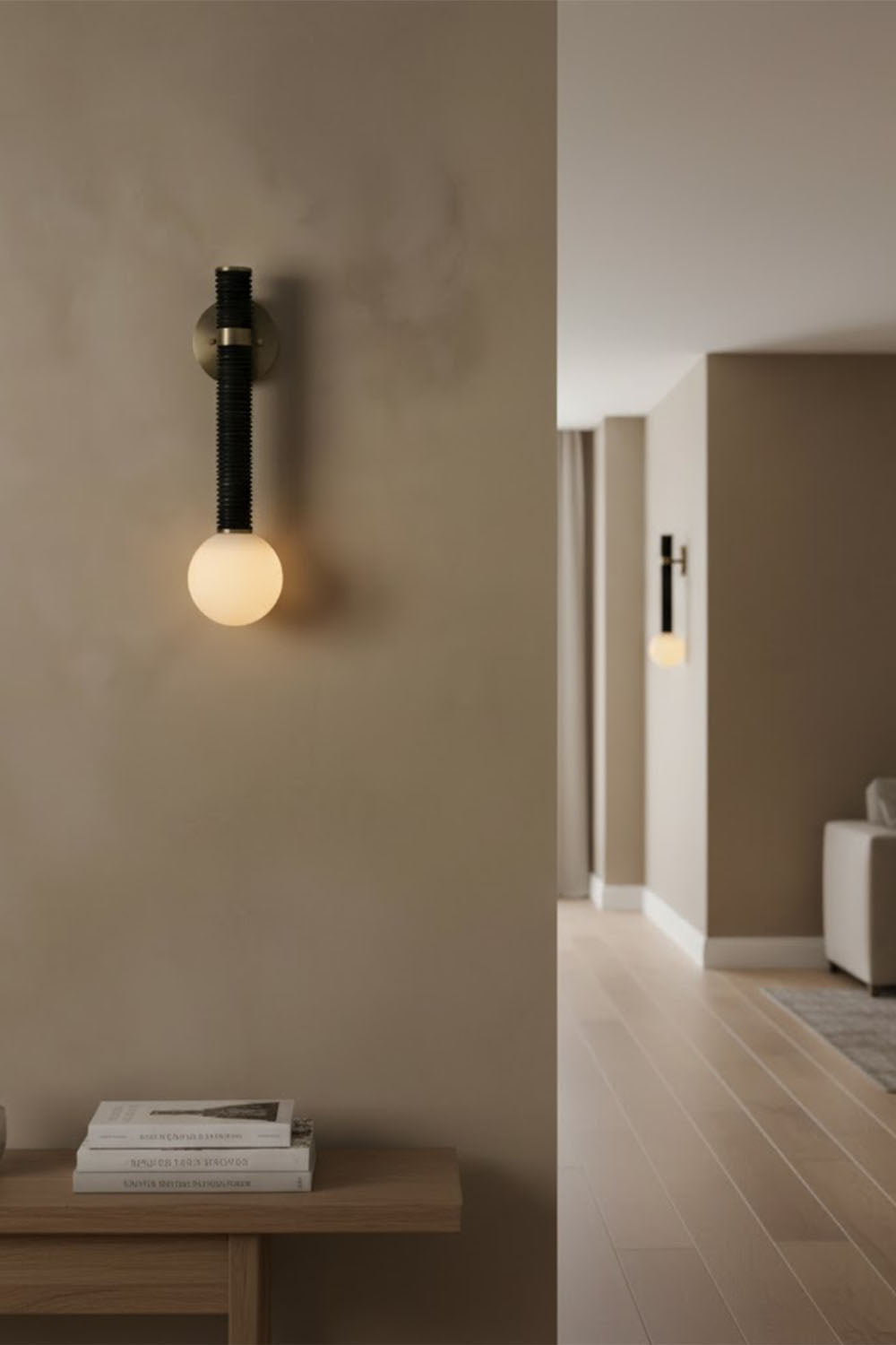 American Leather Wall Lamp - view 4 | morylighting