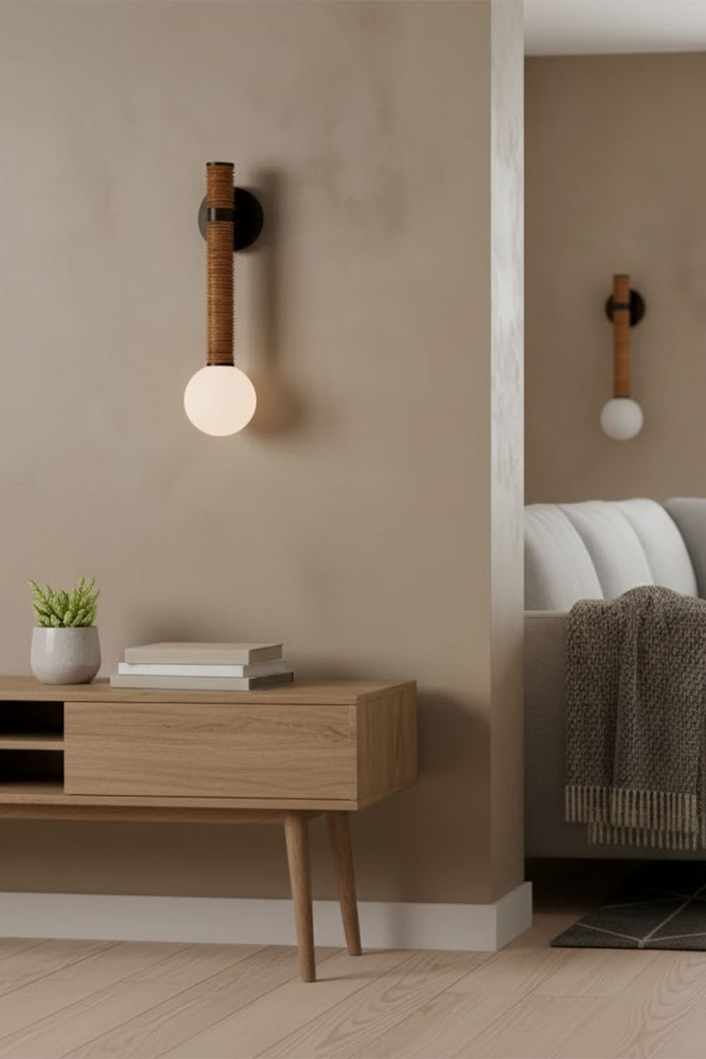 American Leather Wall Lamp - view 3 | morylighting