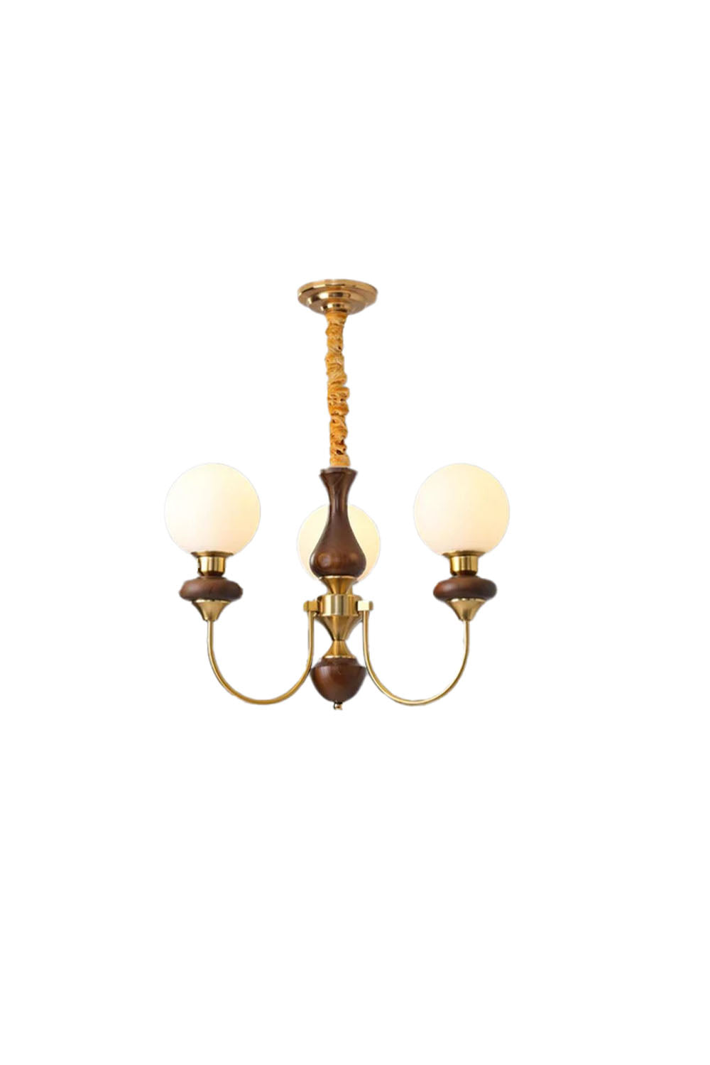 American Retro Glass Ball Chandelier | morylighting