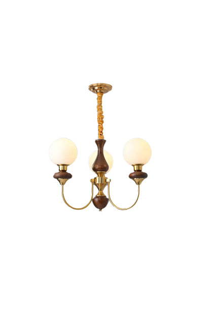 American Retro Glass Ball Chandelier | morylighting