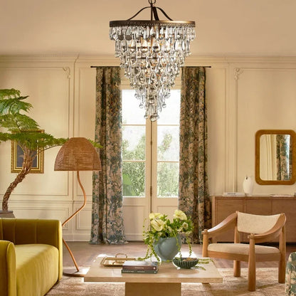 Anabelle Round Chandelier 17''23''H