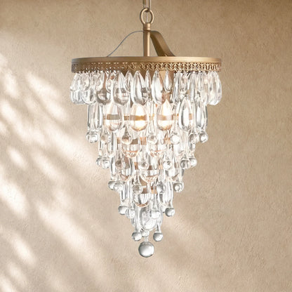 Anabelle Round Chandelier 17''23''H