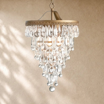Anabelle Round Chandelier 17''23''H
