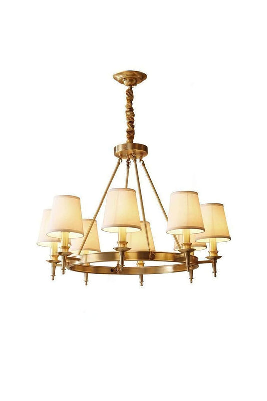 Antique Brass Chandelier - morylighting