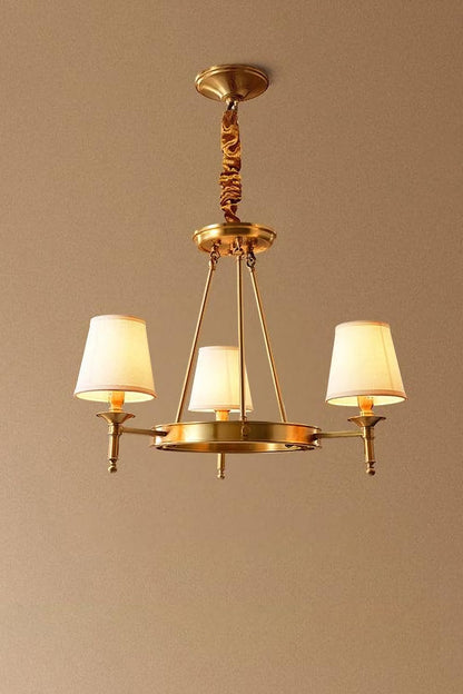 Antique Brass Chandelier - morylighting