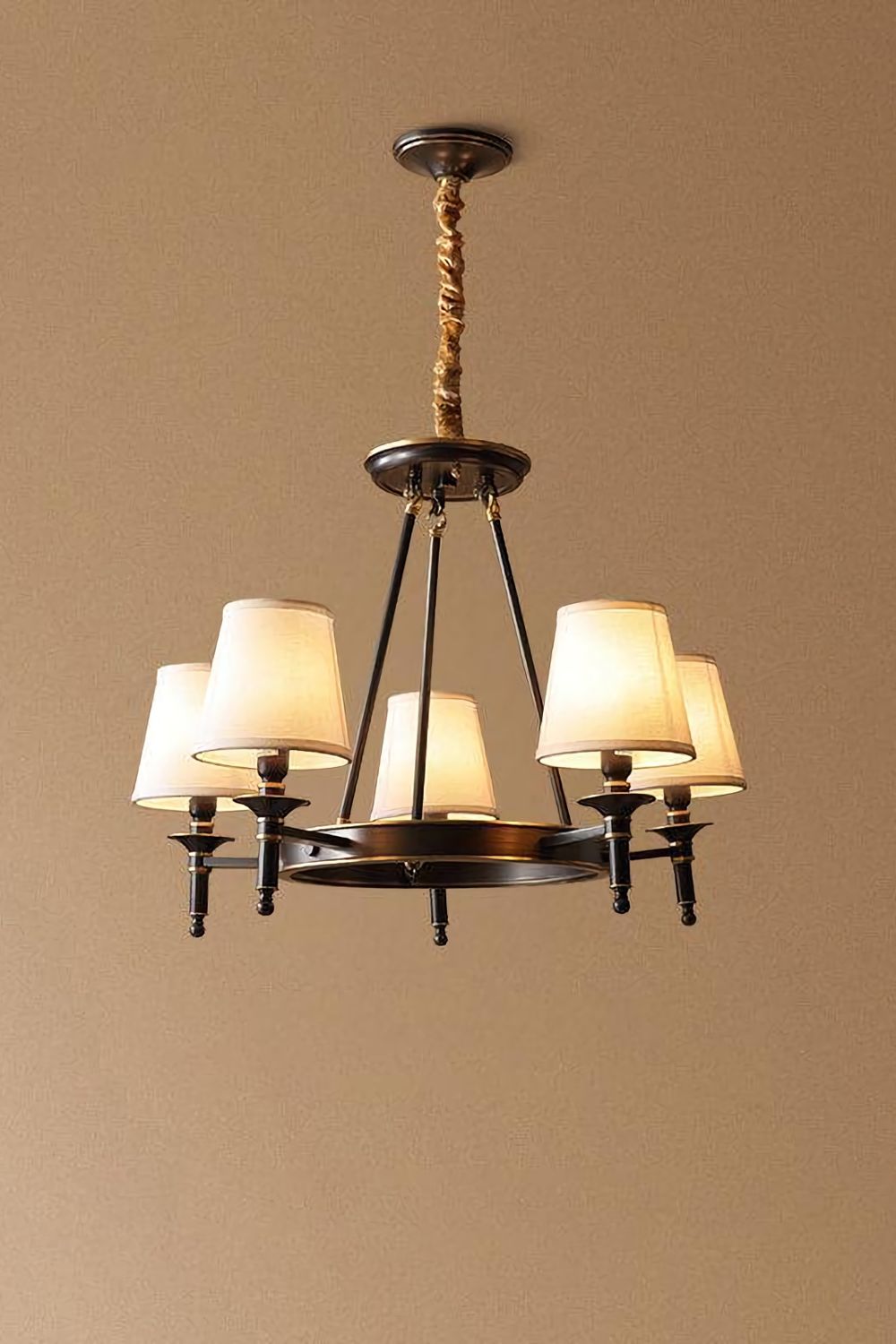 Antique Brass Chandelier - morylighting