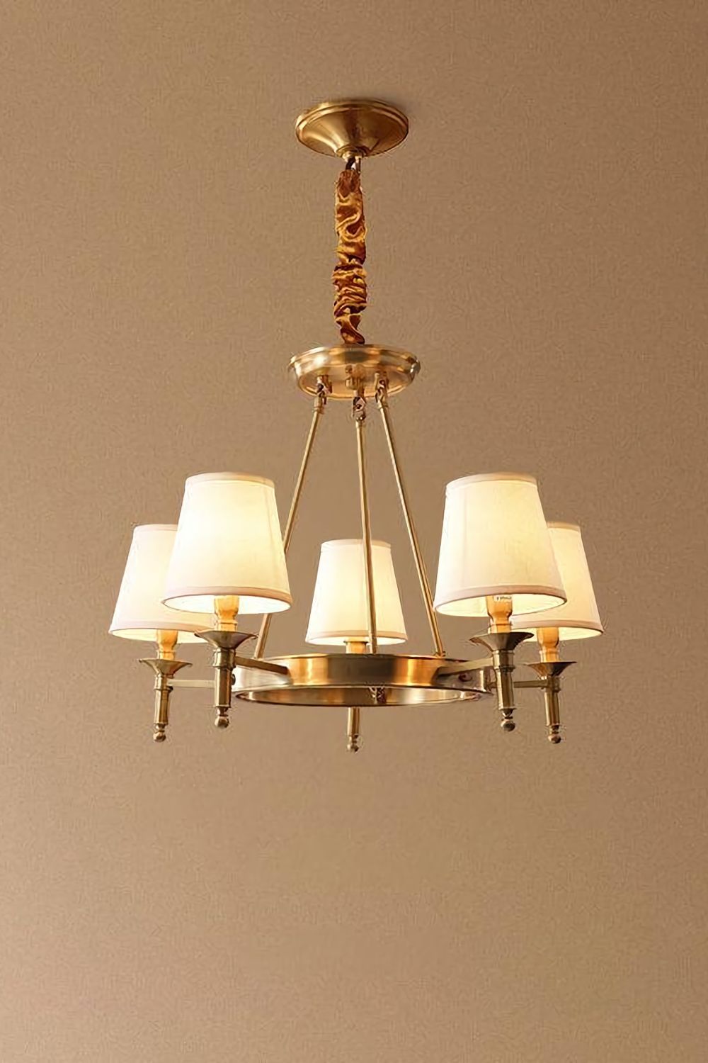 Antique Brass Chandelier - morylighting