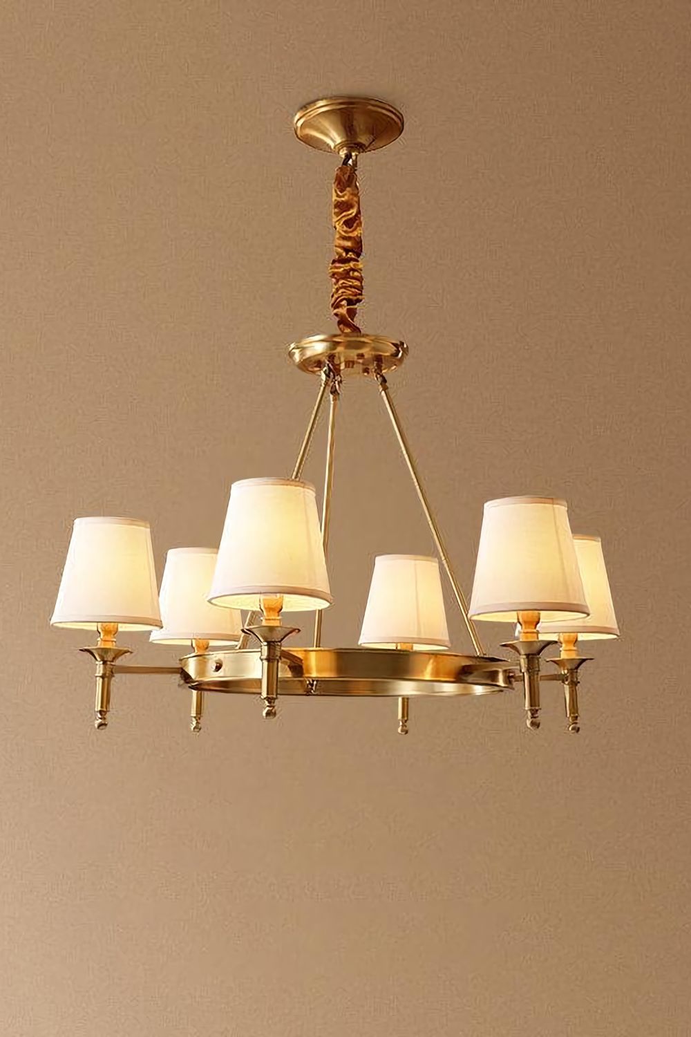 Antique Brass Chandelier - morylighting
