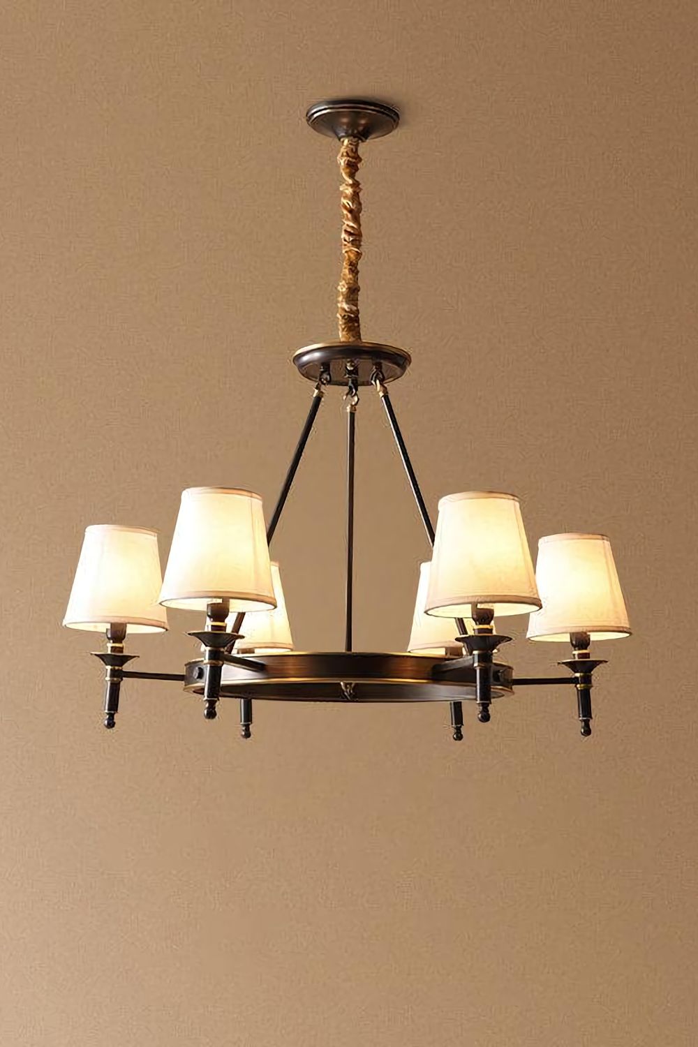 Antique Brass Chandelier - morylighting