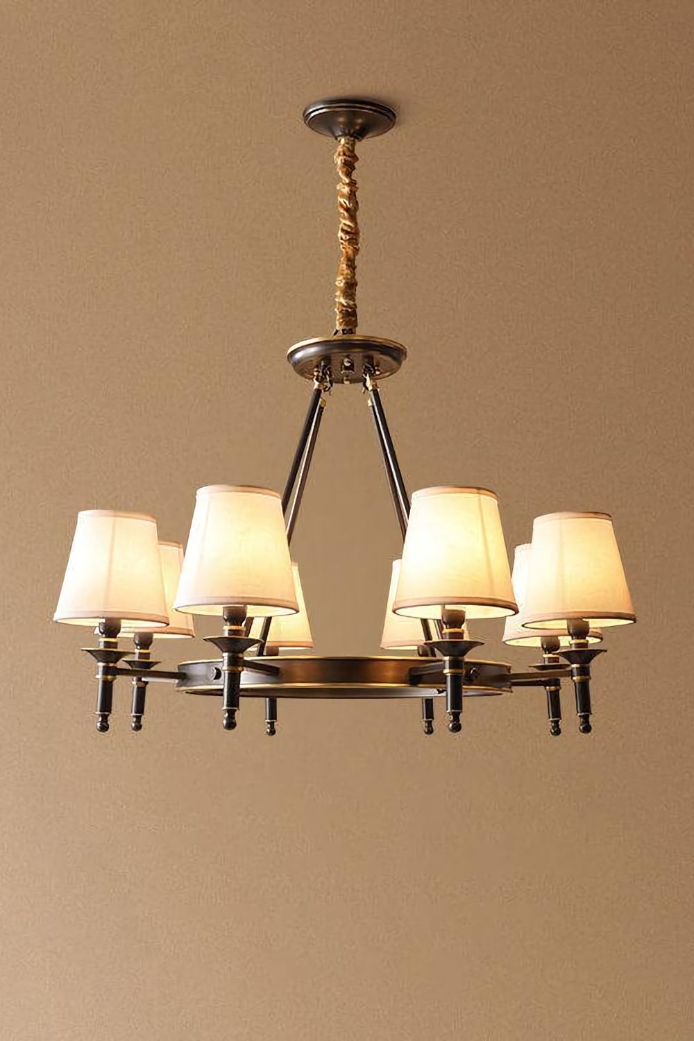 Antique Brass Chandelier - morylighting