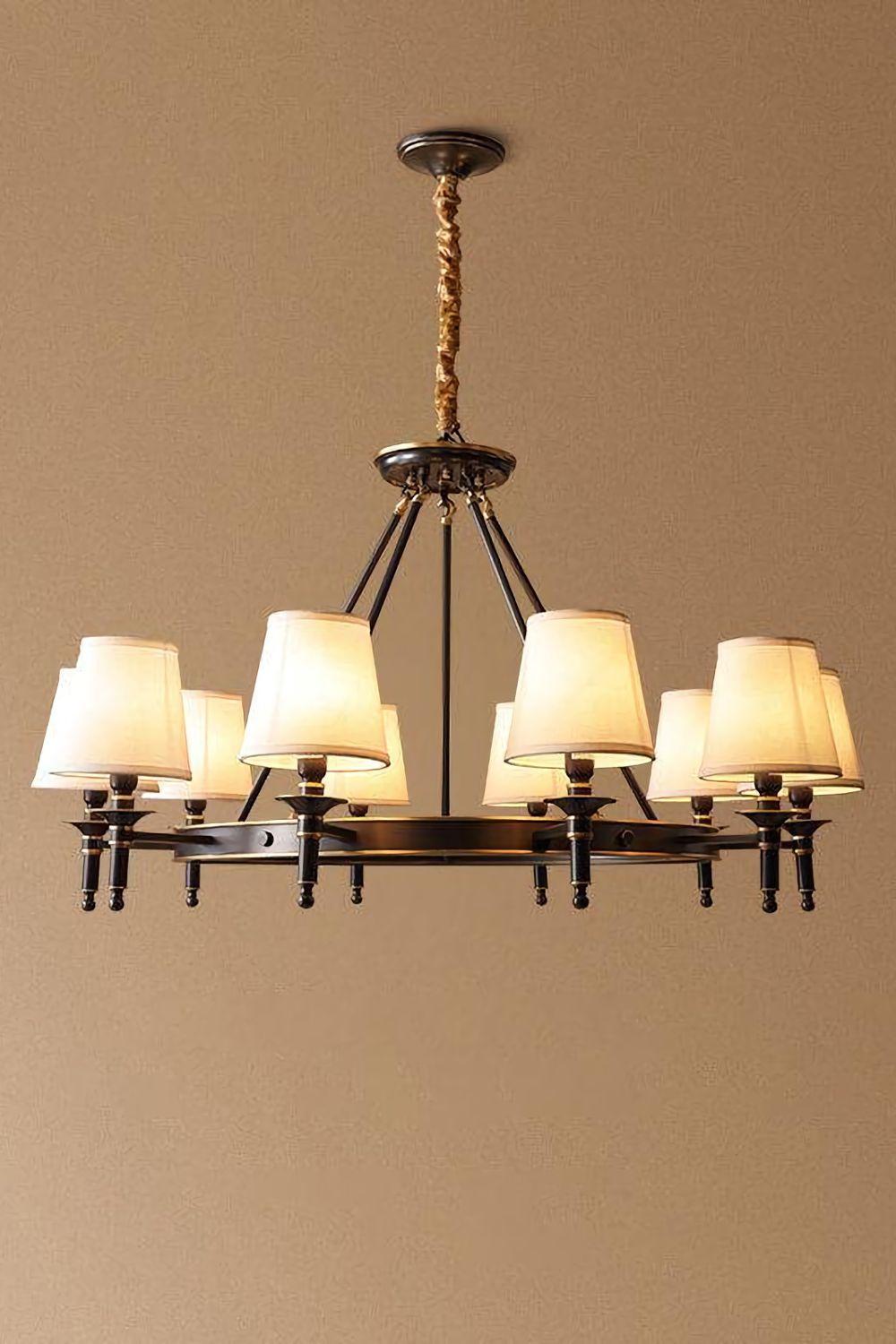 Antique Brass Chandelier - morylighting