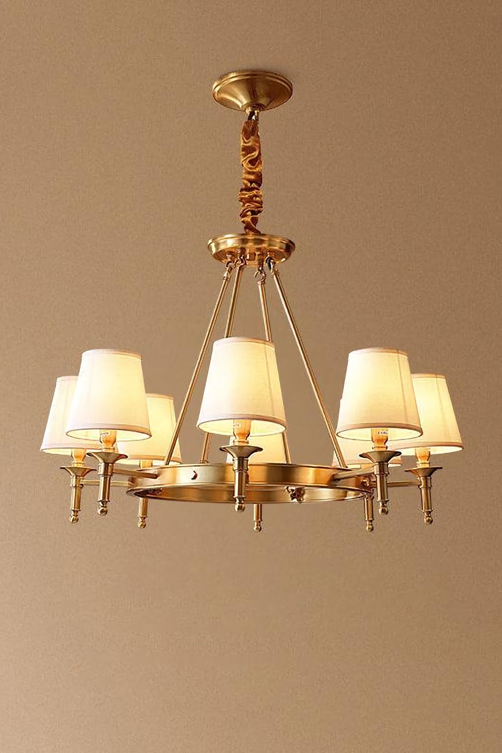 Antique Brass Chandelier - morylighting
