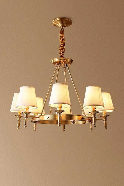 Antique Brass Chandelier - morylighting