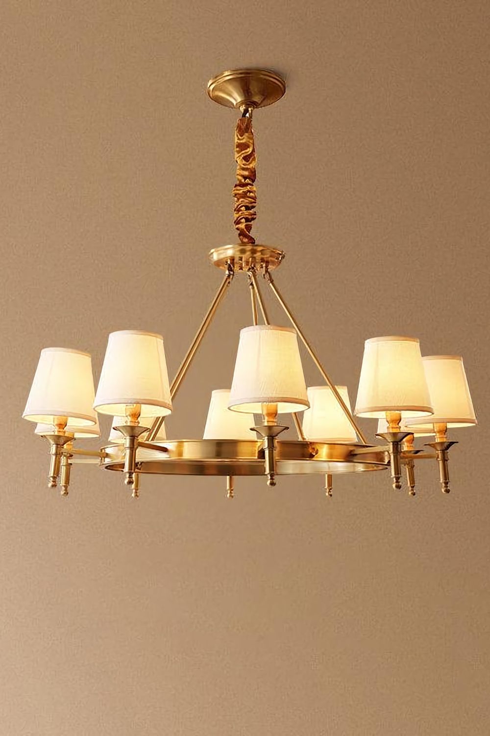 Antique Brass Chandelier - morylighting