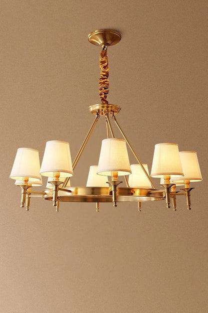 Antique Brass Chandelier - morylighting