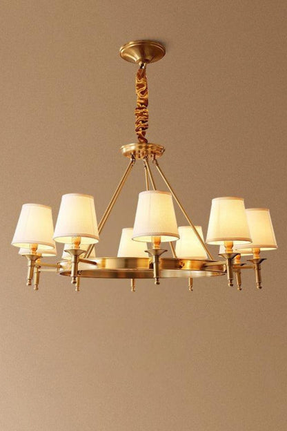 Antique Brass Chandelier - morylighting