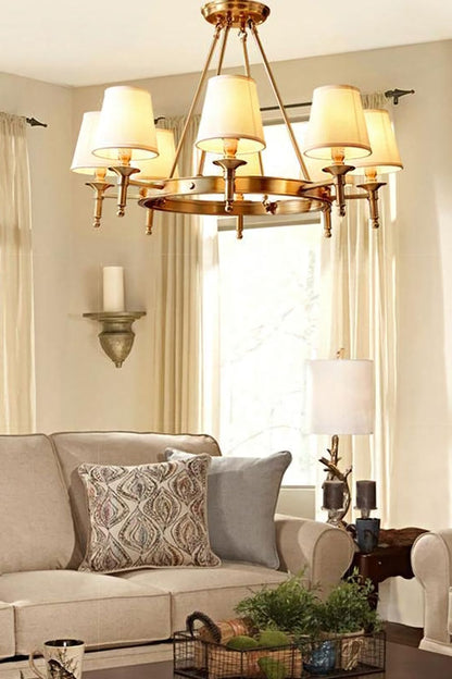 Antique Brass Chandelier - morylighting