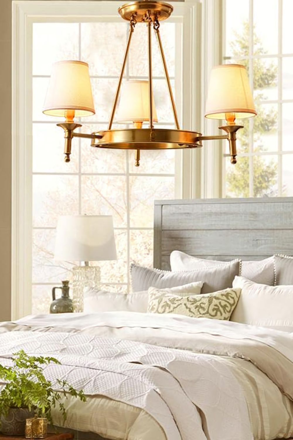 Antique Brass Chandelier - morylighting