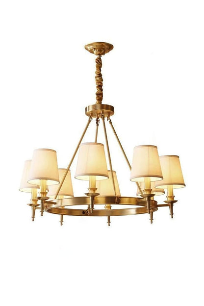 Antique Brass Chandelier - morylighting