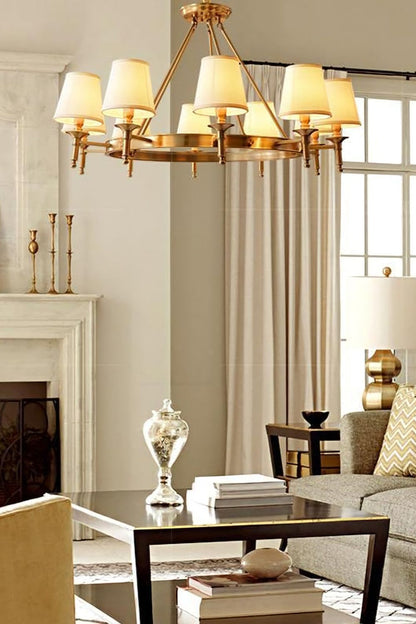 Antique Brass Chandelier - morylighting
