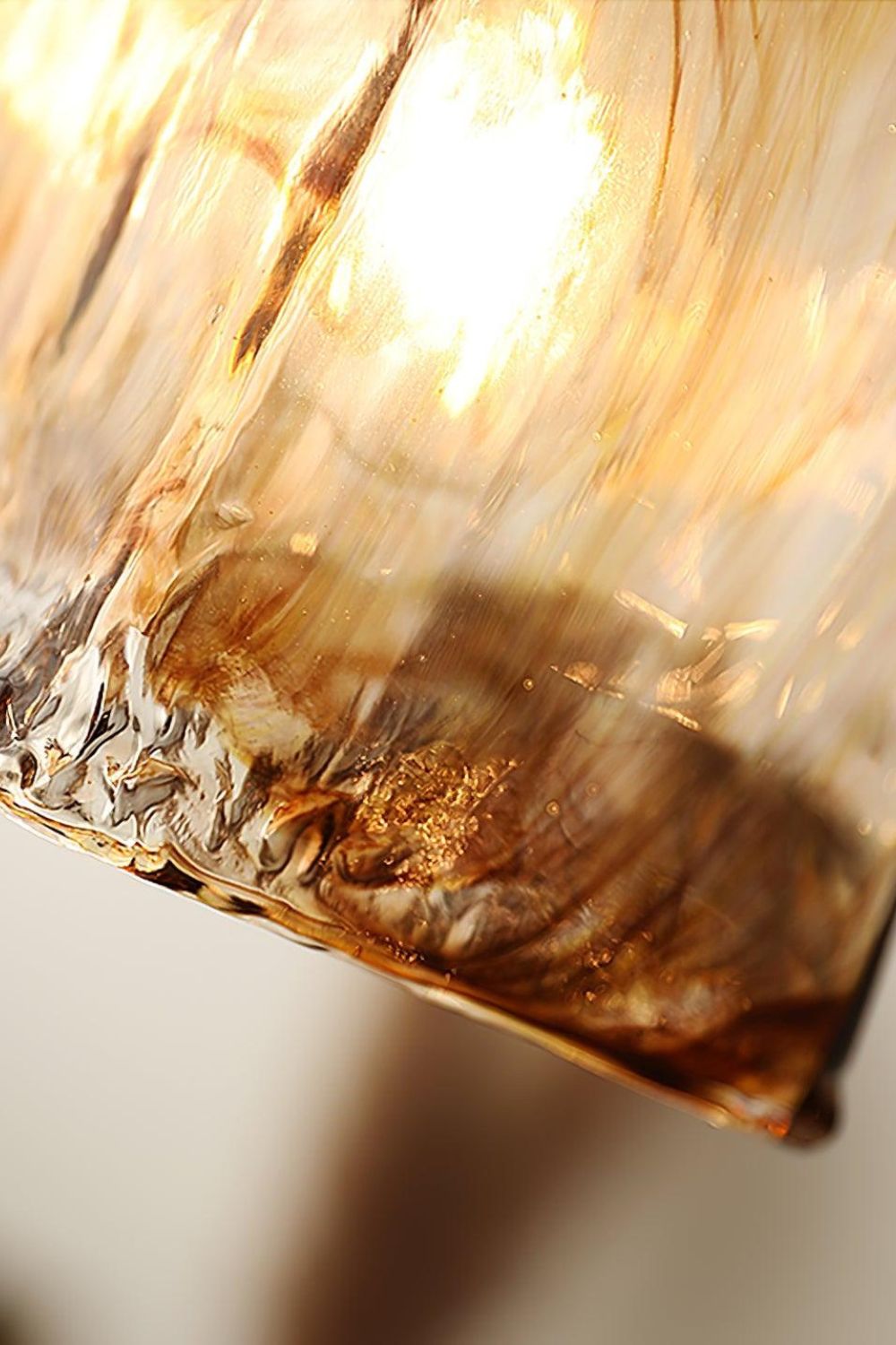 Antique Brown Glass Pendant Light - view 10 | morylighting