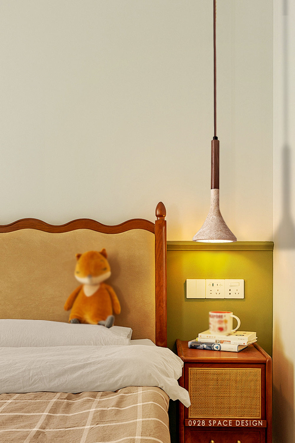 Aplomb Travertine Pendant Lamp - view 11 | morylighting