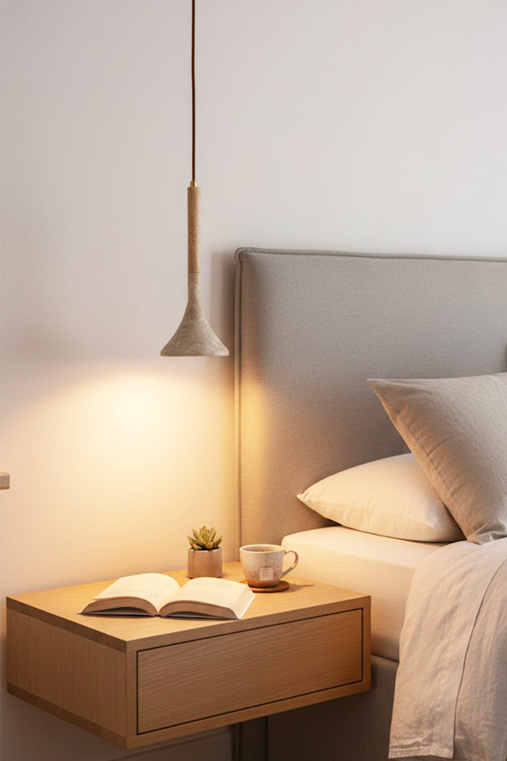Aplomb Travertine Pendant Lamp - view 15 | morylighting