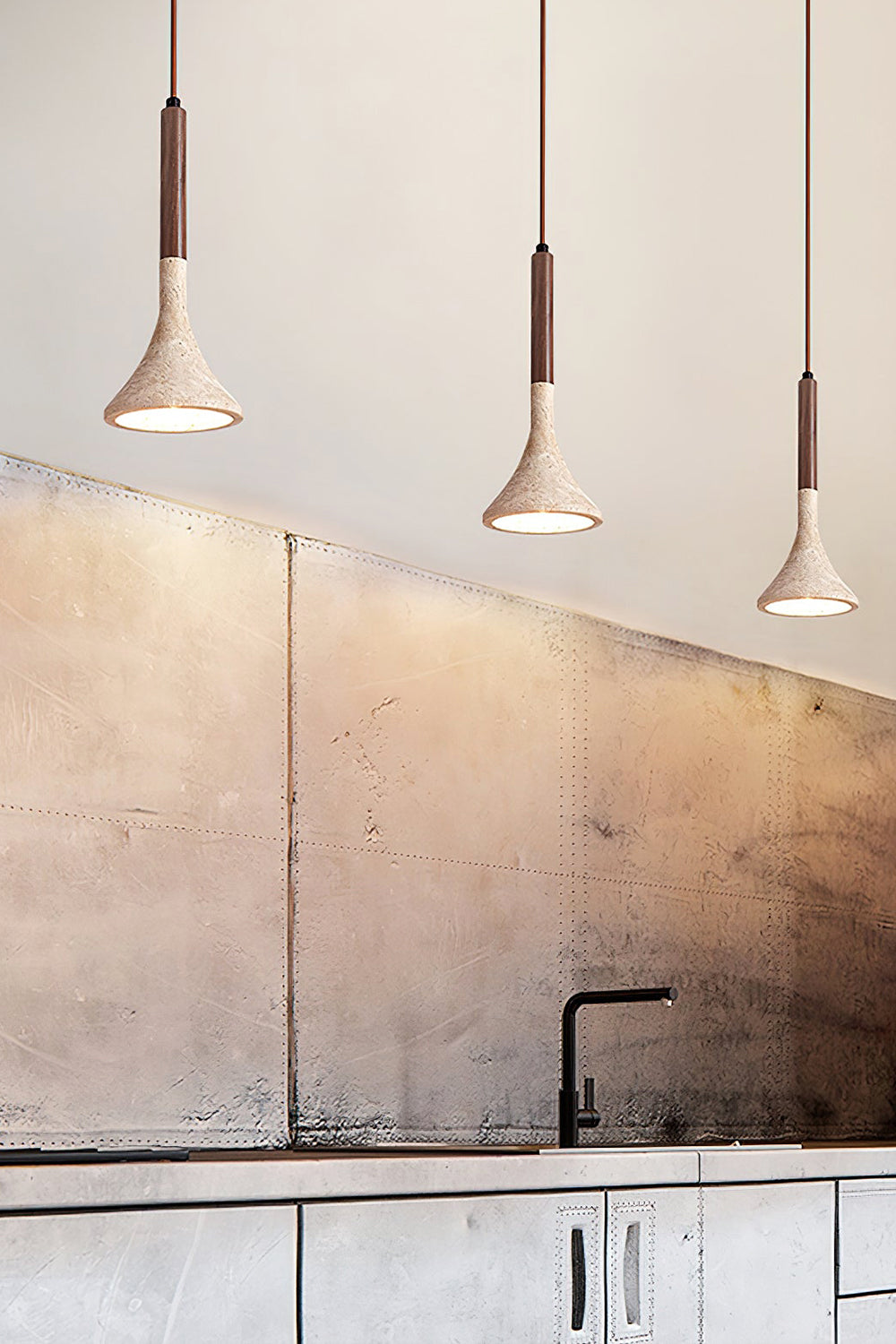 Aplomb Travertine Pendant Lamp - view 12 | morylighting